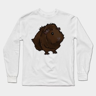 Brown Abyssinian Guinea Pig Long Sleeve T-Shirt